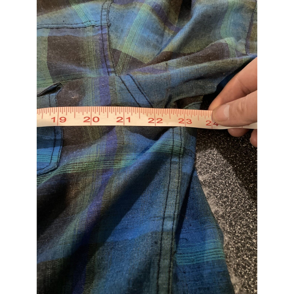 For Him London Brand Men’s Slim Fit Blue button, short sleeve shirt Size XXL - Picture 8 of 10